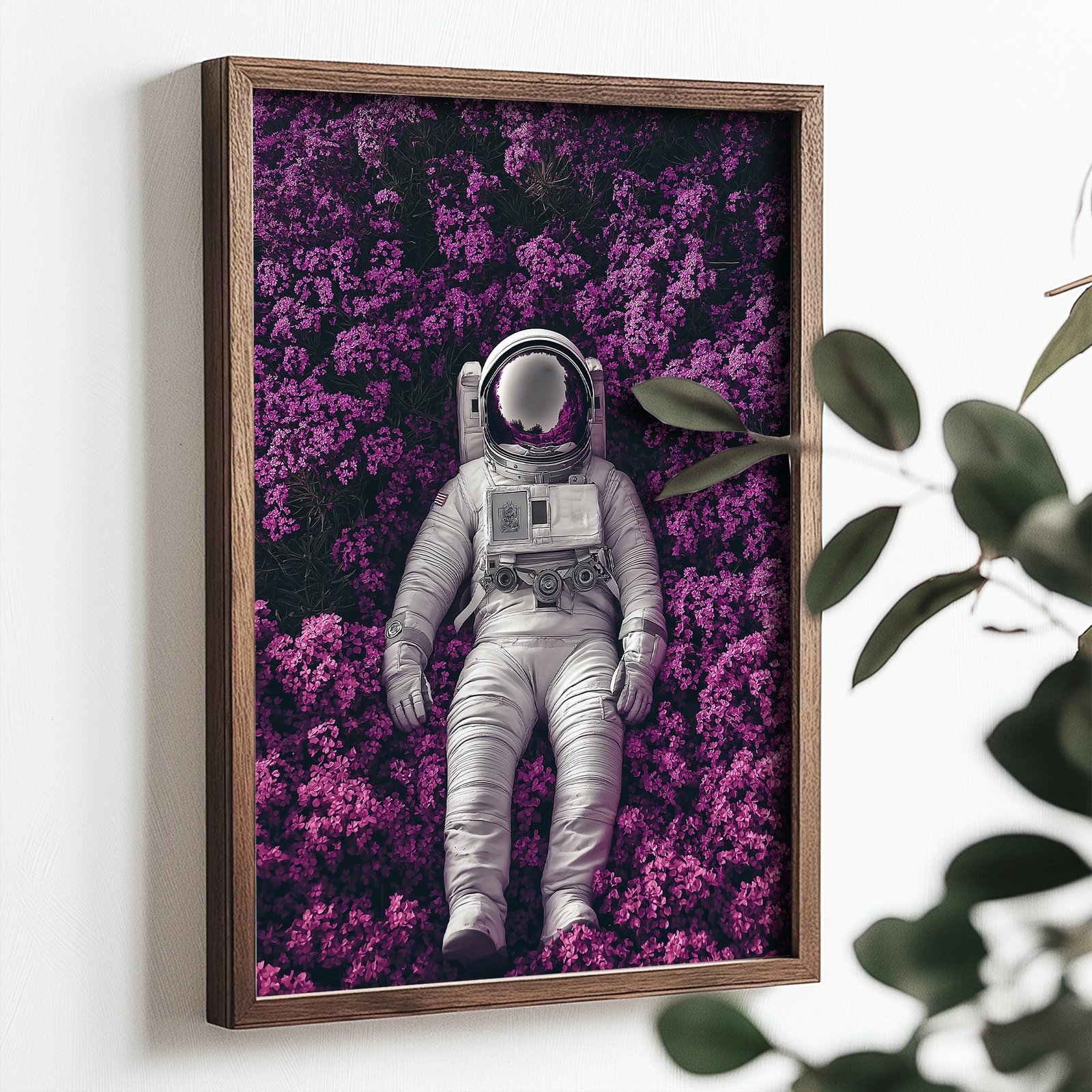 Pikturë dekorative me kornizë MDF, Wallity, shumëngjyrëshe, TUN003-L, 35x47x2 cm