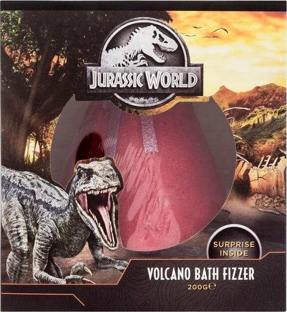 Bath Fizzer për fëmijë Universal Jurassic World Volcano, 200g
