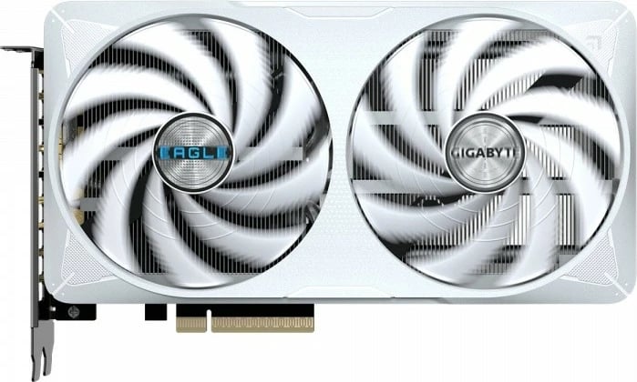 Kartë grafike Gigabyte GeForce RTX 5060 Ti, 16 GB GDDR7, GV-N506TEAGLEOC ICE-16GD, e bardhë