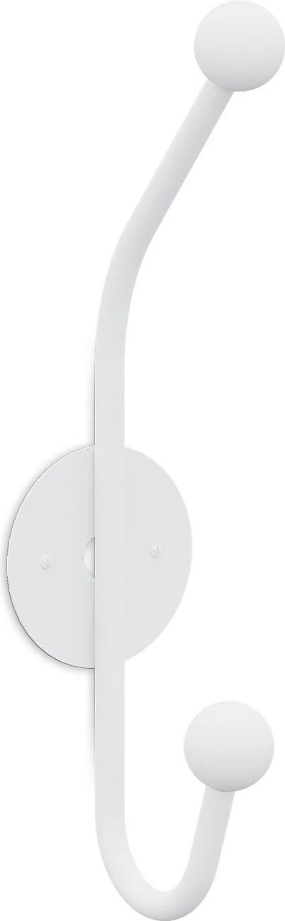 Varëse muri metalike Wallity, model Rhino-B, e bardhë