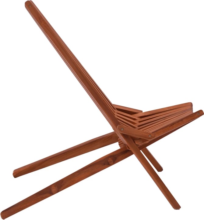 Shezlong palosës, dru tik natyral, 101x63x80cm
