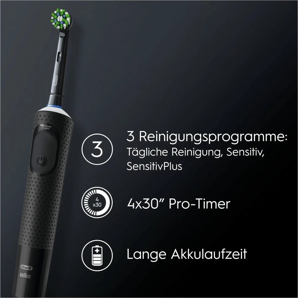 Furçë dhëmbësh Oral-B Vitality Pro D103, e zezë