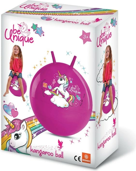 Top kërcyes Pulio Mondo Kangaroo Unicorn, dekorativ, vjollcë
