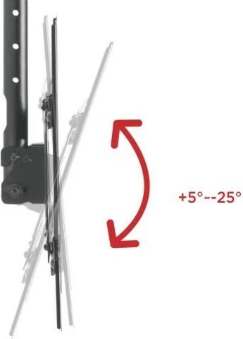 Mbajtëse tavani për TV Maclean MC-803, për 23-100 inç, e zezë