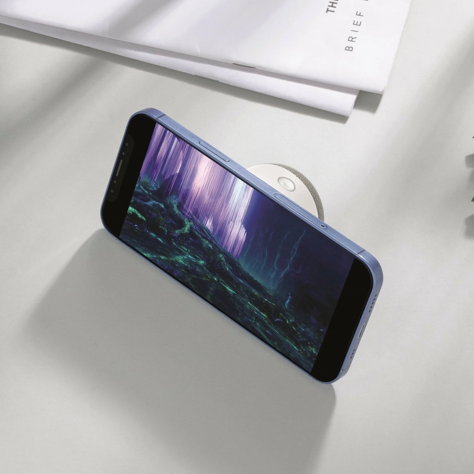 Altoparlant portativ Ultron Mag Soundmate, Bluetooth, 420mAh, 3W, bardhë