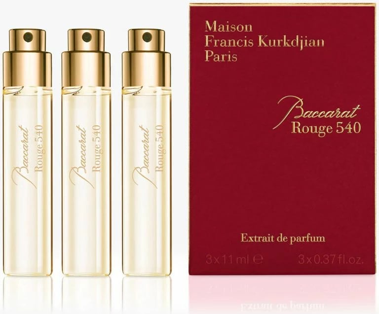 Set Parfumesh Extrait de Parfum Maison Francis Kurkdjian Baccarat Rouge 540, 3x11ml