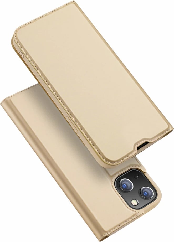 Mbështjellës Dux Ducis Skin Pro Bookcase për iPhone 13 mini, ari