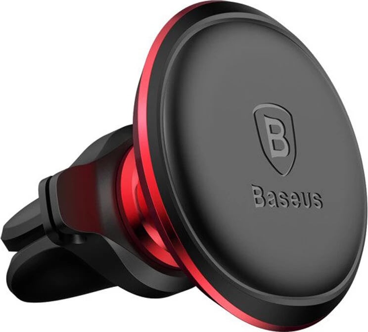 Mbajtës magnetik Baseus SUGX020009 për ventilim të makinës, për celular, Kuq Mbajtës magnetik Baseus SUGX020009 për ventilim të makinës, për celular, Kuq