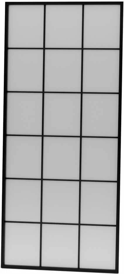 Pasqyrë Cheval, ngjyrë e zezë, Skye Decor Karex, 80x180cm