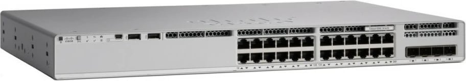 Switch Cisco Catalyst C9200L, 24 porte, PoE, Layer 3, Gigabit Ethernet