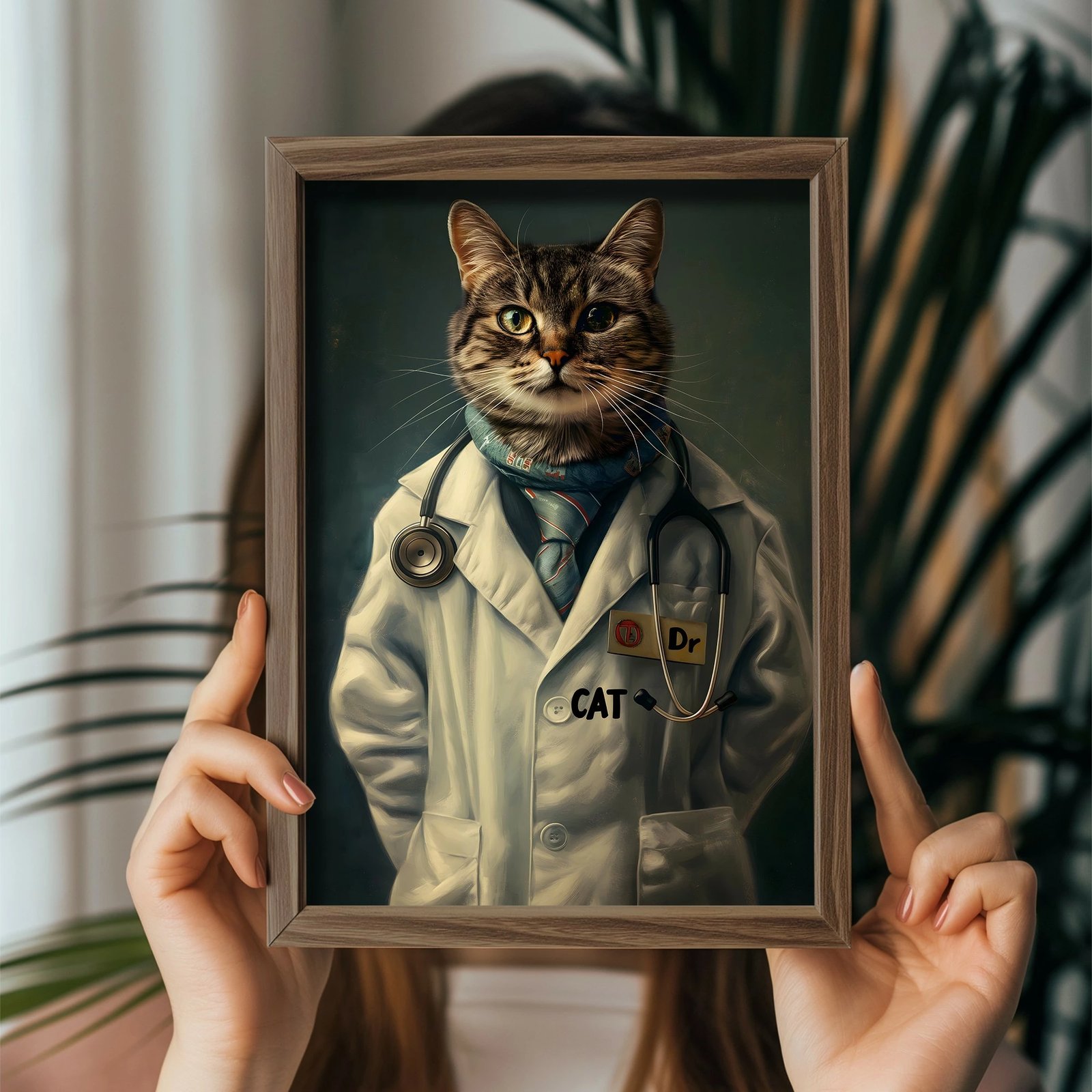 Pikturë dekorative me kornizë MDF, Wallity, GE036-L, shumëngjyrëshe