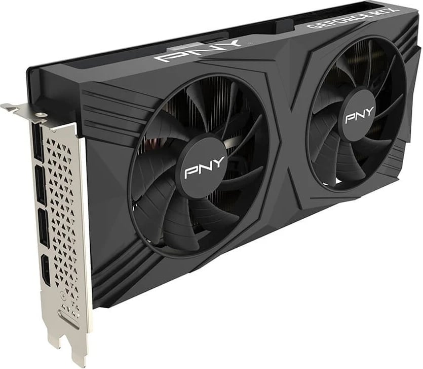 Kartelë grafike PNY GeForce RTX 4070 SUPER 12GB OC DF, e zezë