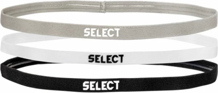 Shirit flokësh Select unisex, të bardhë/zezë/gri