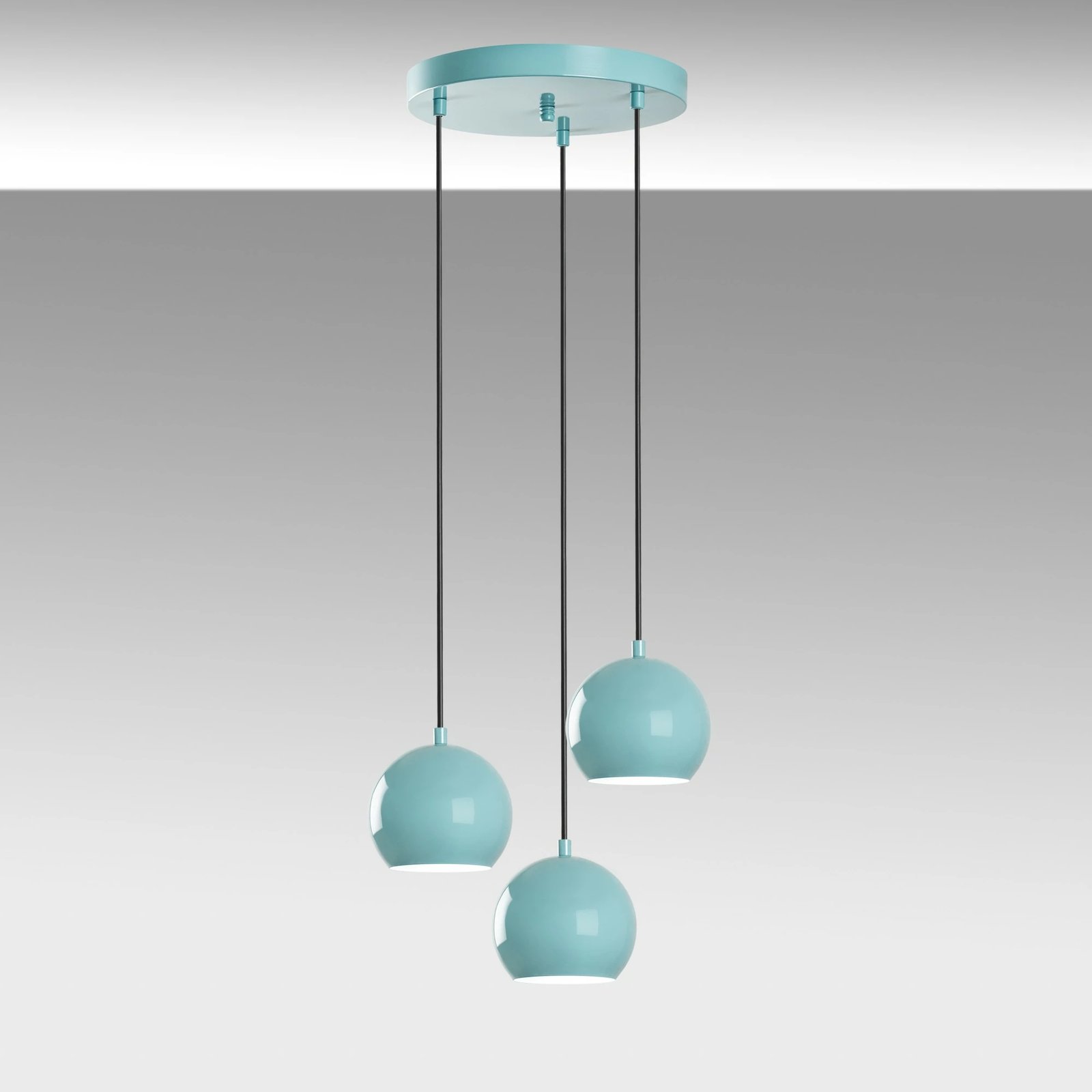 Llambë tavani Opviq, Top - 15 - 241 - 1, ngjyrë turquoise