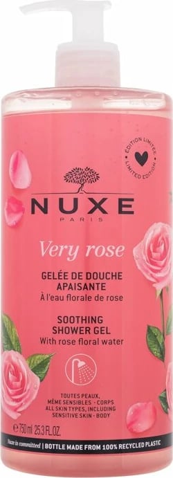 Xhel për dush për femra NUXE Very Rose 750ml