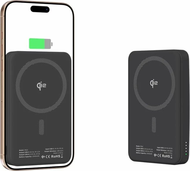 Powerbank Tech-Protect PB24 LifeMag QI2 MagSafe 10000 mAh, zi
