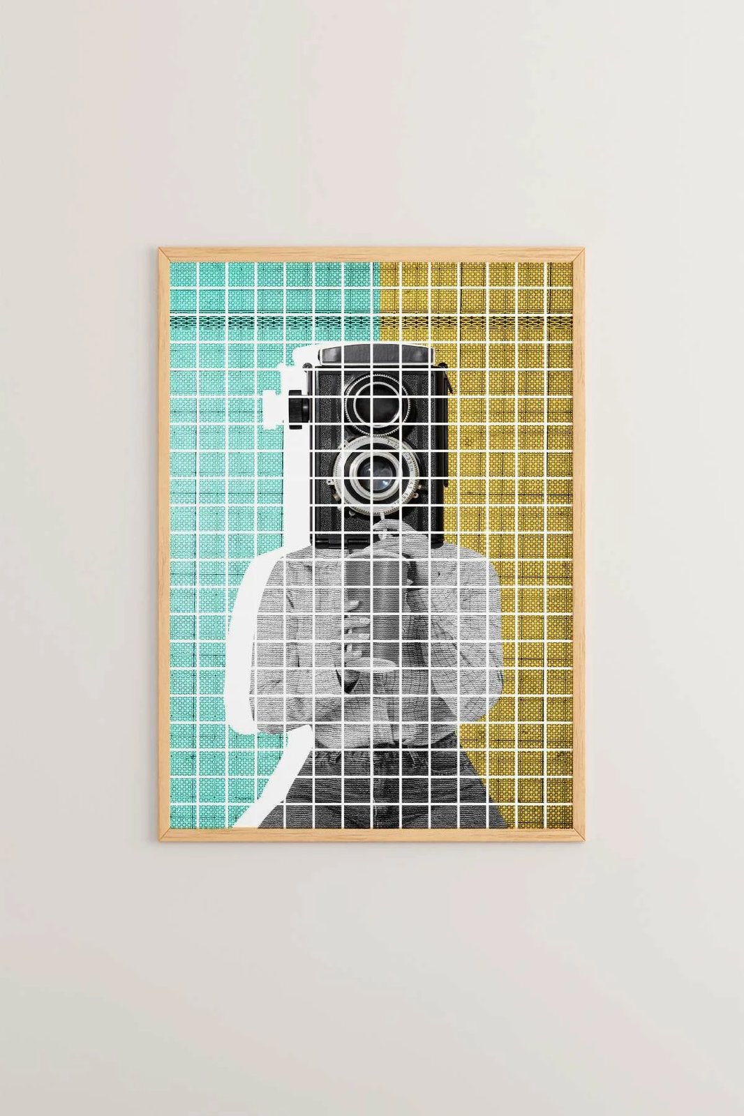 Pikturë dekorative me kornizë, Wallity Popkare2, shumëngjyrëshe, 33x48cm