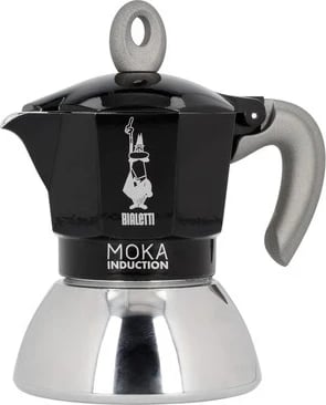 Pllakë për kafe Bialetti Moka Induction, 2tz, e zezë
