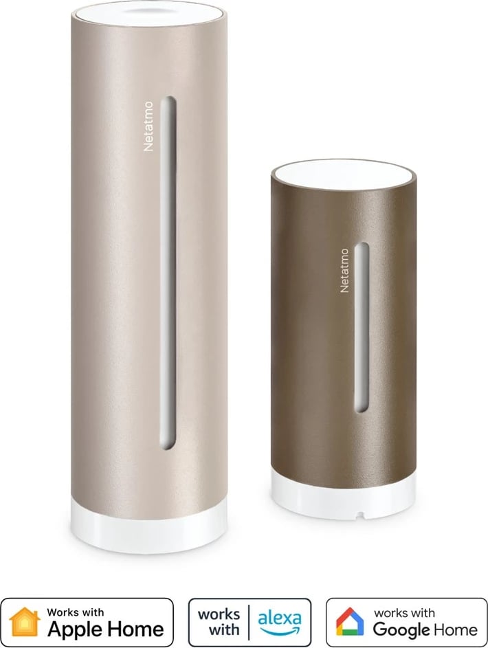 Stacion moti digjital Netatmo NWS-S, Wi-Fi, alumini, bronzi