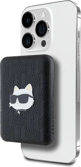 Powerbank Karl Lagerfeld Choupette Head Pin MagSafe 5000mAh, i zi
