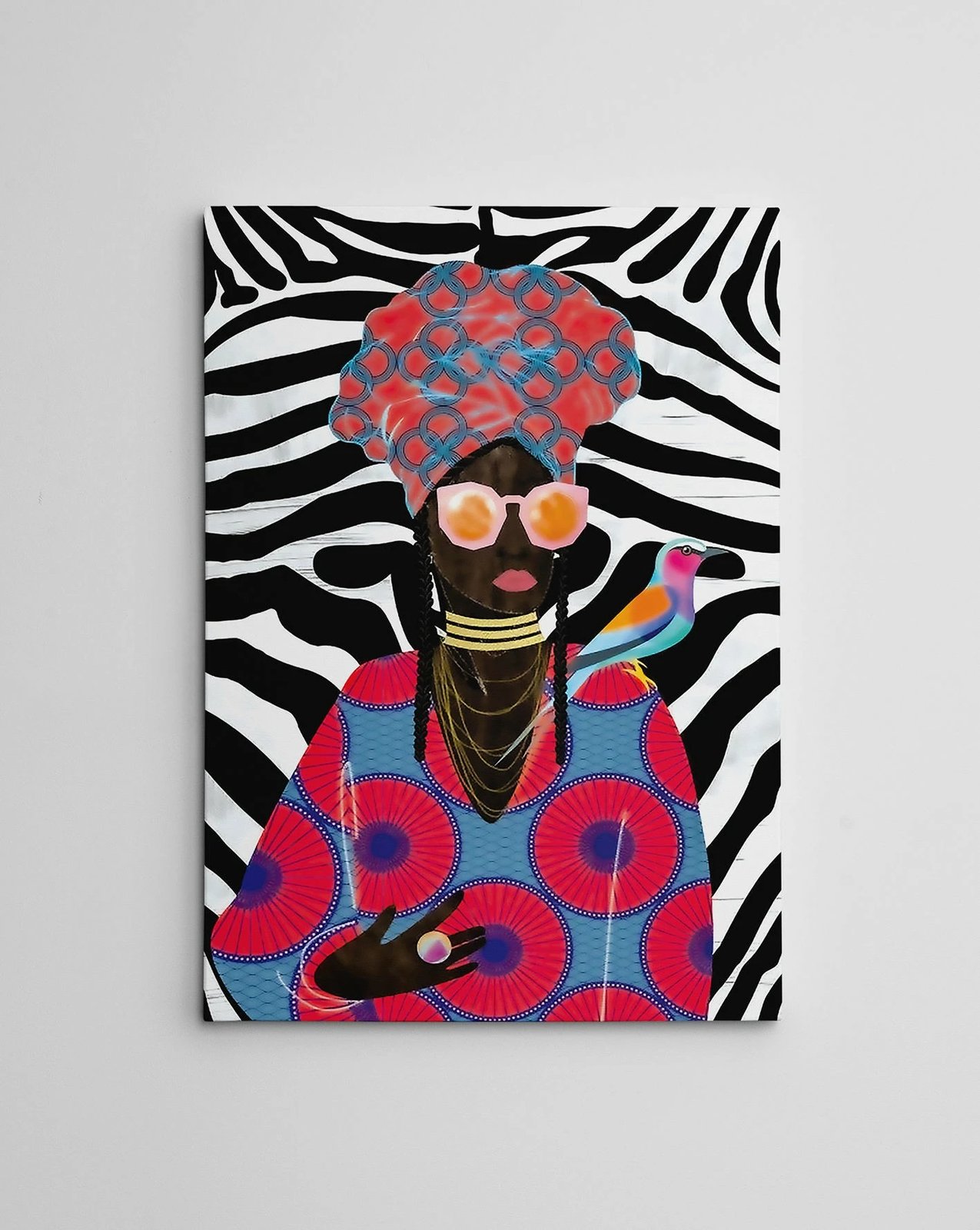 Pikturë dekorative në kanavacë, shumëngjyrëshe, Wallity KNV4540_70100, 70x100cm