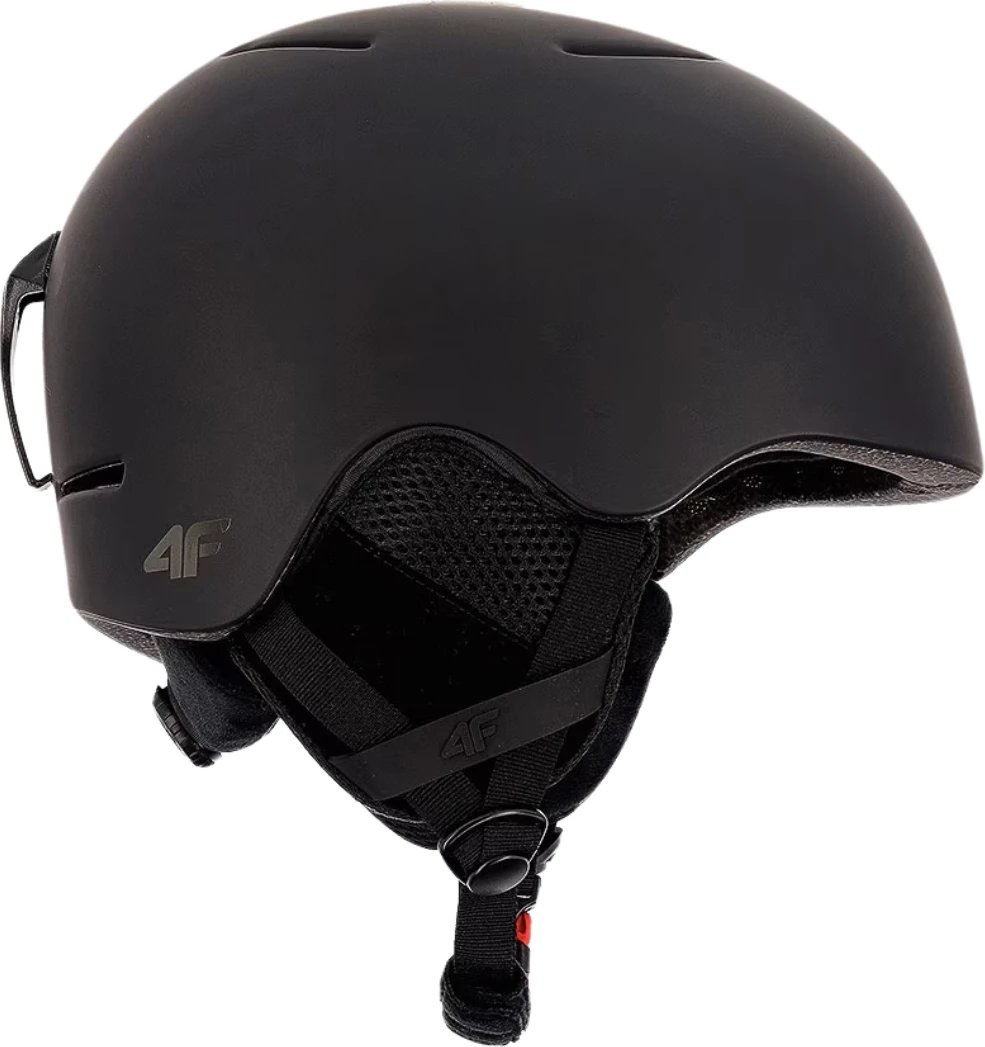 Helmetë skijimi 4F unisex, e zezë