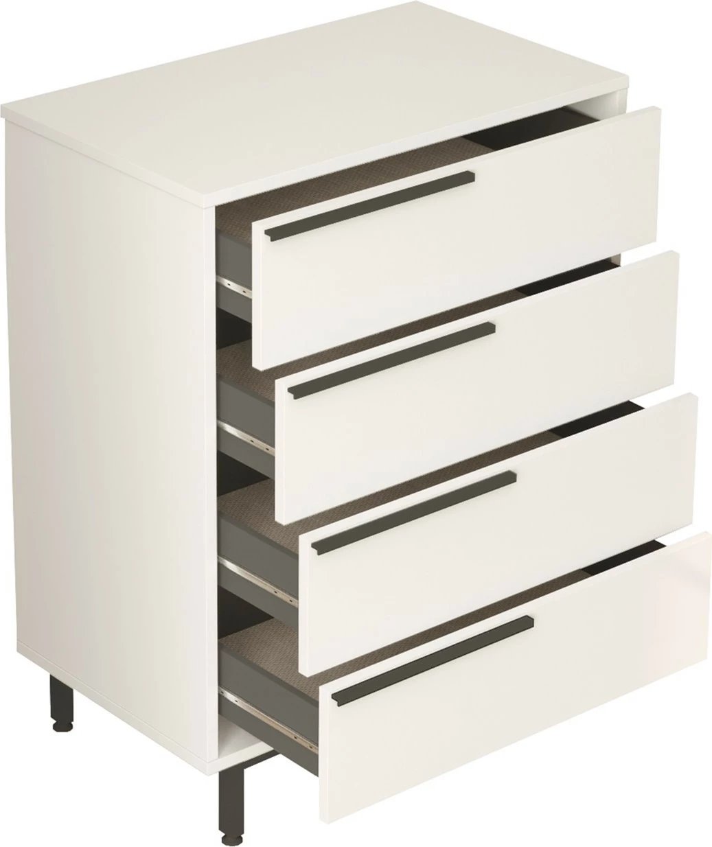 Komodë Hanah Home, On17-W, ngjyrë e bardhë