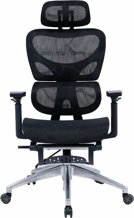 Karrige për zyre Thelonius, e zezë