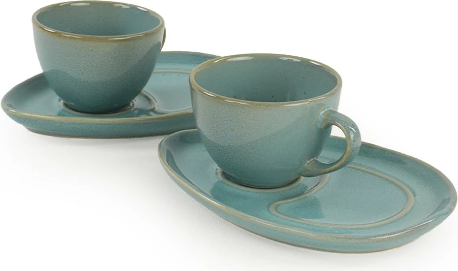 Set filxhanash kafeje (4 copë), Hermia Concept, ngjyrë tyrkiz, ST606004FQ07A000000MAGD200 Set filxhanash kafeje (4 copë), Hermia Concept, ngjyrë tyrkiz, ST606004FQ07A000000MAGD200