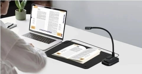 Vizualizues AVer U70i me licencë OCR dhe mat skanimi, i zi