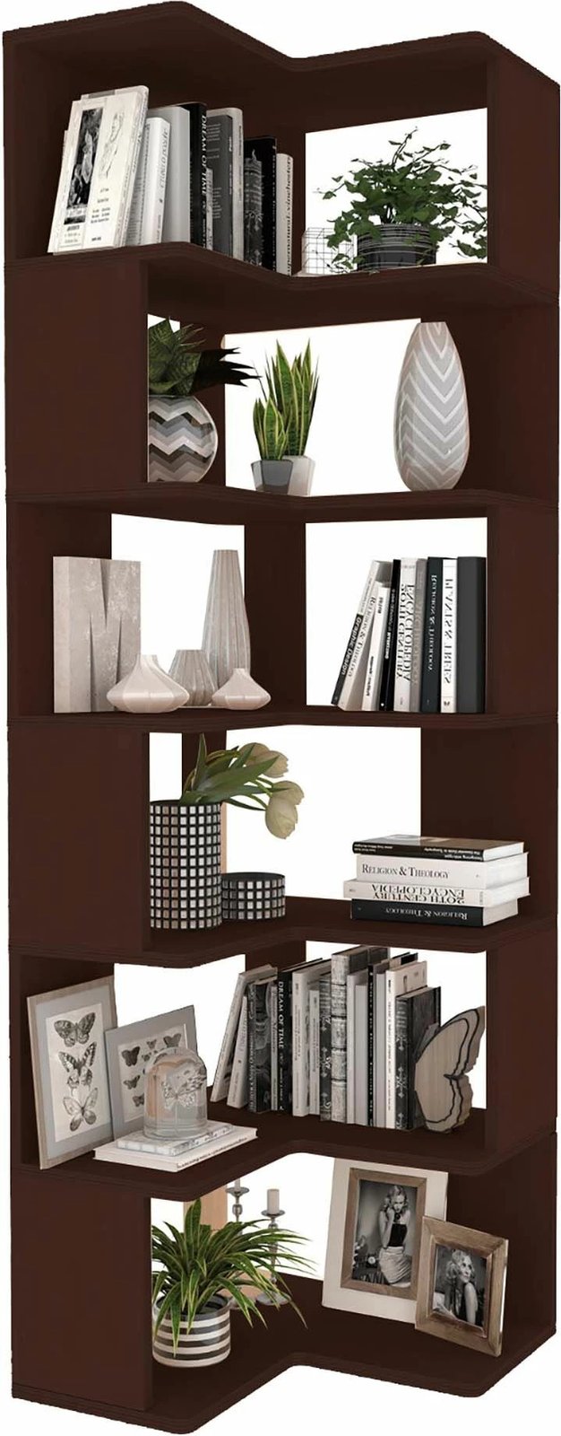 Raft librash Skye Decor, ngjyrë arre, CPT4807-192