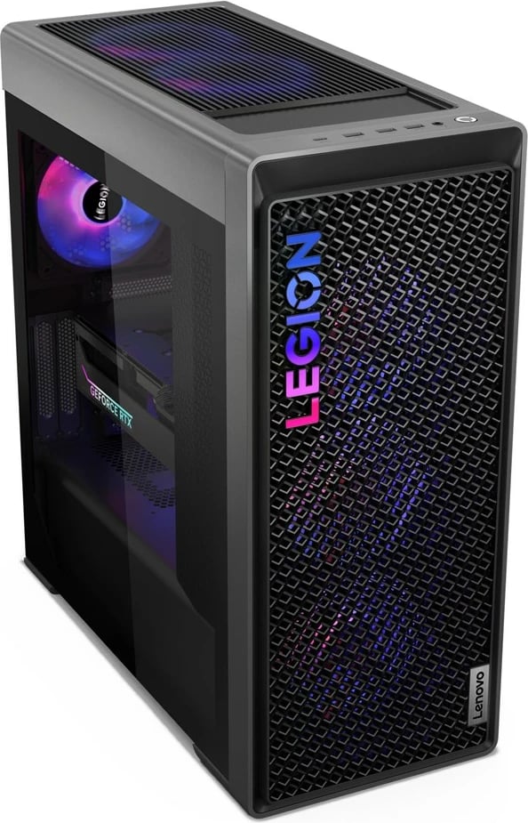 Kasë Lenovo Legion T7 34IAS10, Intel Core Ultra 9 285K, 64 GB RAM DDR5, 2 TB SSD, NVIDIA RTX 5070 Ti, Gri