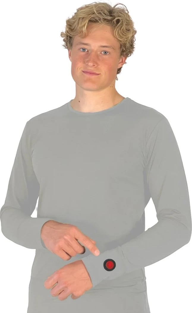 Bluzë Glovii GJ1GL, Elastane, Poliester, Gri