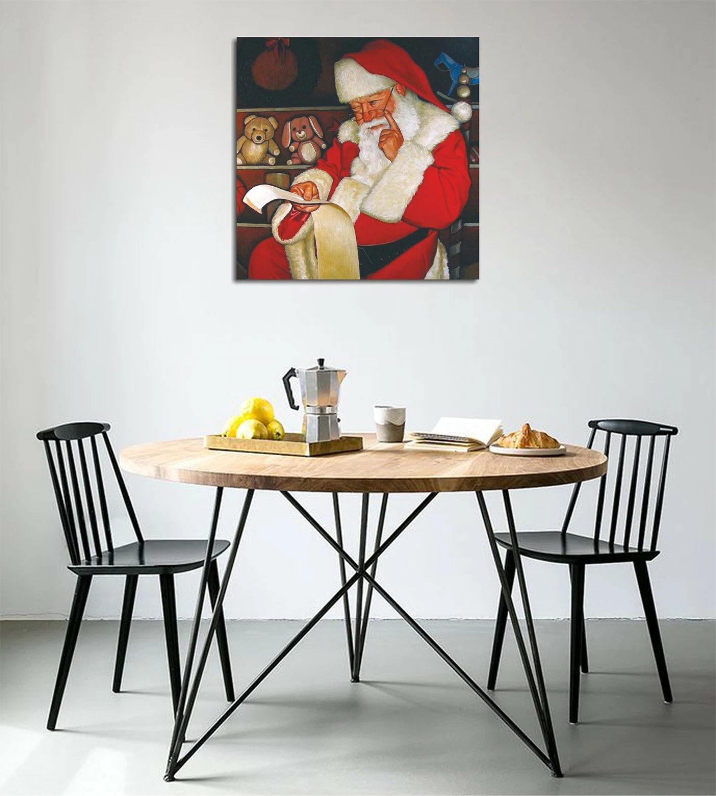 Pikturë dekorative në kanavacë, shumëngjyrëshe, Wallity, KC186, 45x45cm