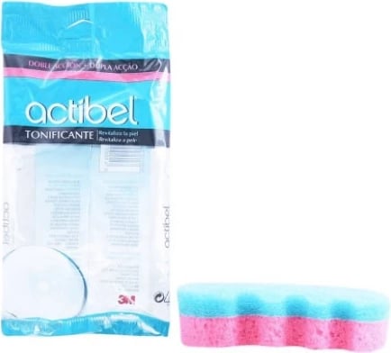 Sfongjer tonifikues me dy veprime Actibel unisex blu/rozë
