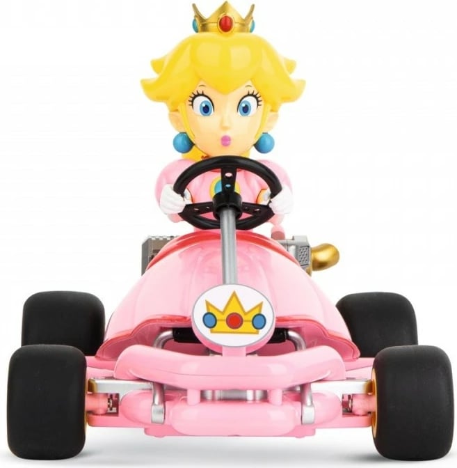 Makine lodër me telekomandë Carrera RC Mario Kart Peach Pipe Kart, 1:18, rozë