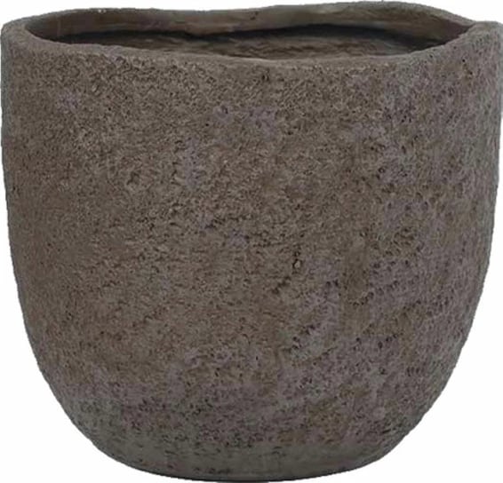 Vazo Solin, ngjyrë kafe e errët, 36.5x36.5x32cm, MgO