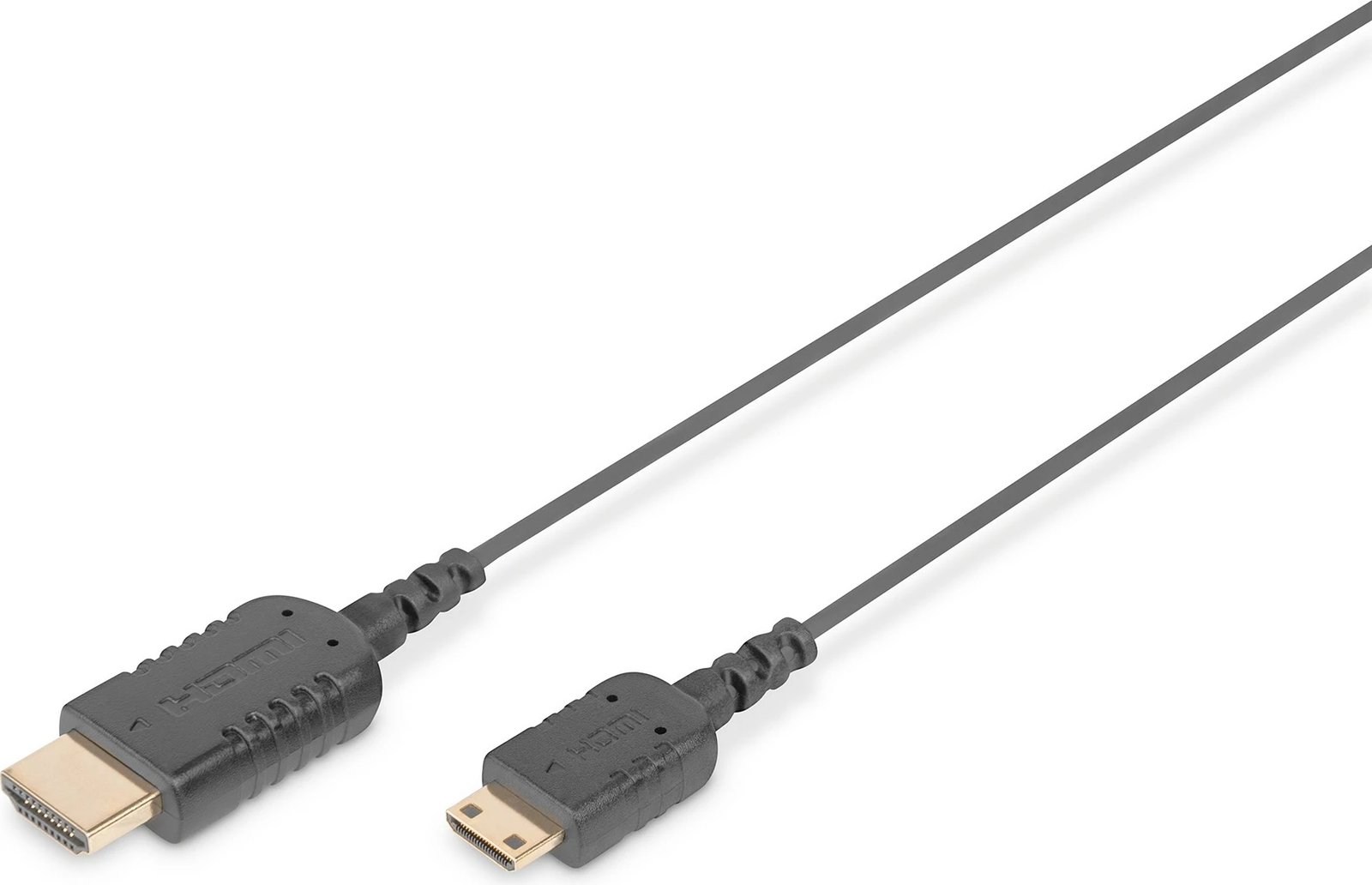 Kabllo HDMI Digitus, 2m, Type C (Mini), e zezë