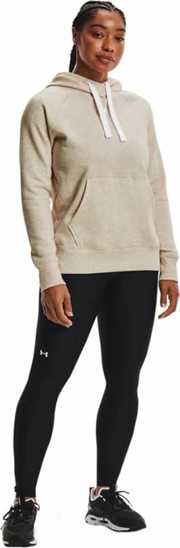Duks me kapuç Under Armour për femra, ngjyrë krem