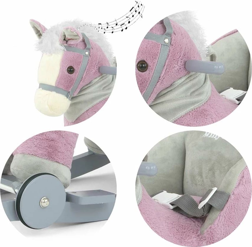 Kali lëkundës me melodi dhe rrota, Milly Mally Polly, për 12–36 muaj, deri 30 kg, lejla