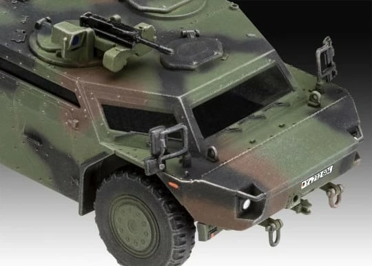Model plastik Revell Spähwagen Fennek 1:72, 90 pjesë, kamuflazh Model plastik Revell Spähwagen Fennek 1:72, 90 pjesë, kamuflazh
