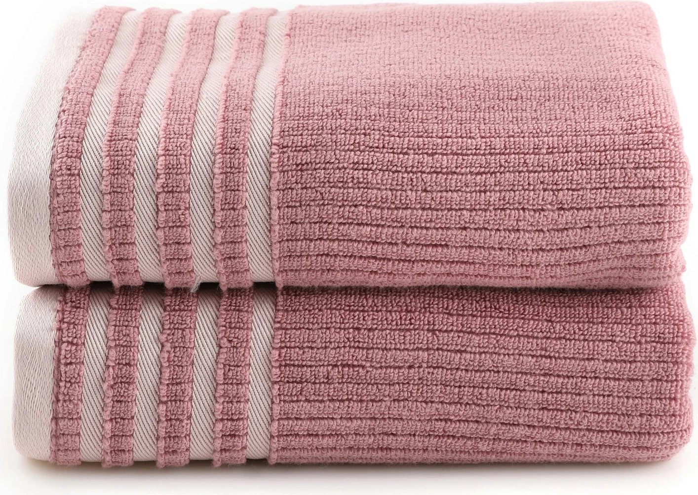 Set peshqirësh për duar (2 copë), Mijölnir Mayra, ngjyrë rozë