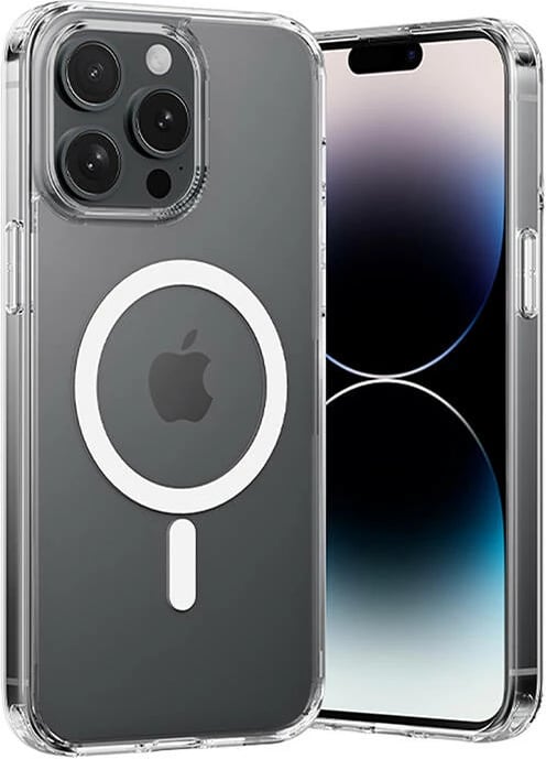Mbështjellës Vention KUBT0-30 për iPhone 14 Pro, transparent, me MagSafe