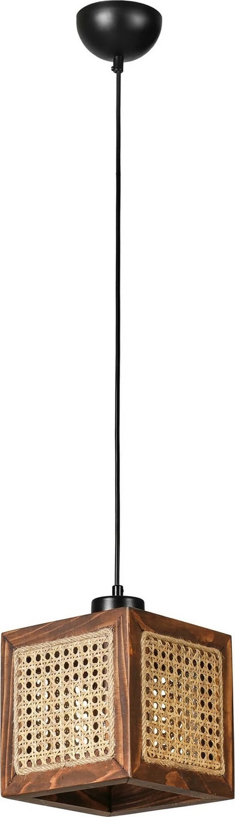 Llambë tavani Opviq, rattan, ngjyrë arre, Kumsal Tekli Ceviz Rattan Sarkıt