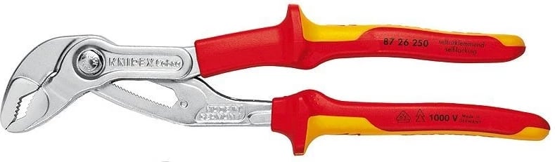 KNIPEX Pinca 87 26 250, 250 mm, e kuqe dhe e verdhë