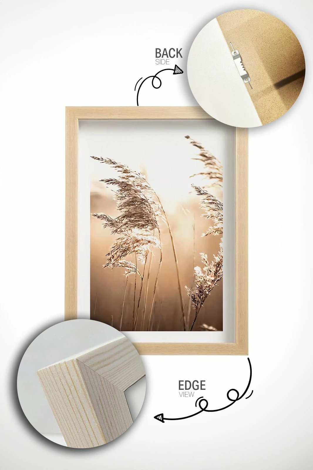 Pikturë dekorative me kornizë (2 copë), Wallity, Artcerceve12