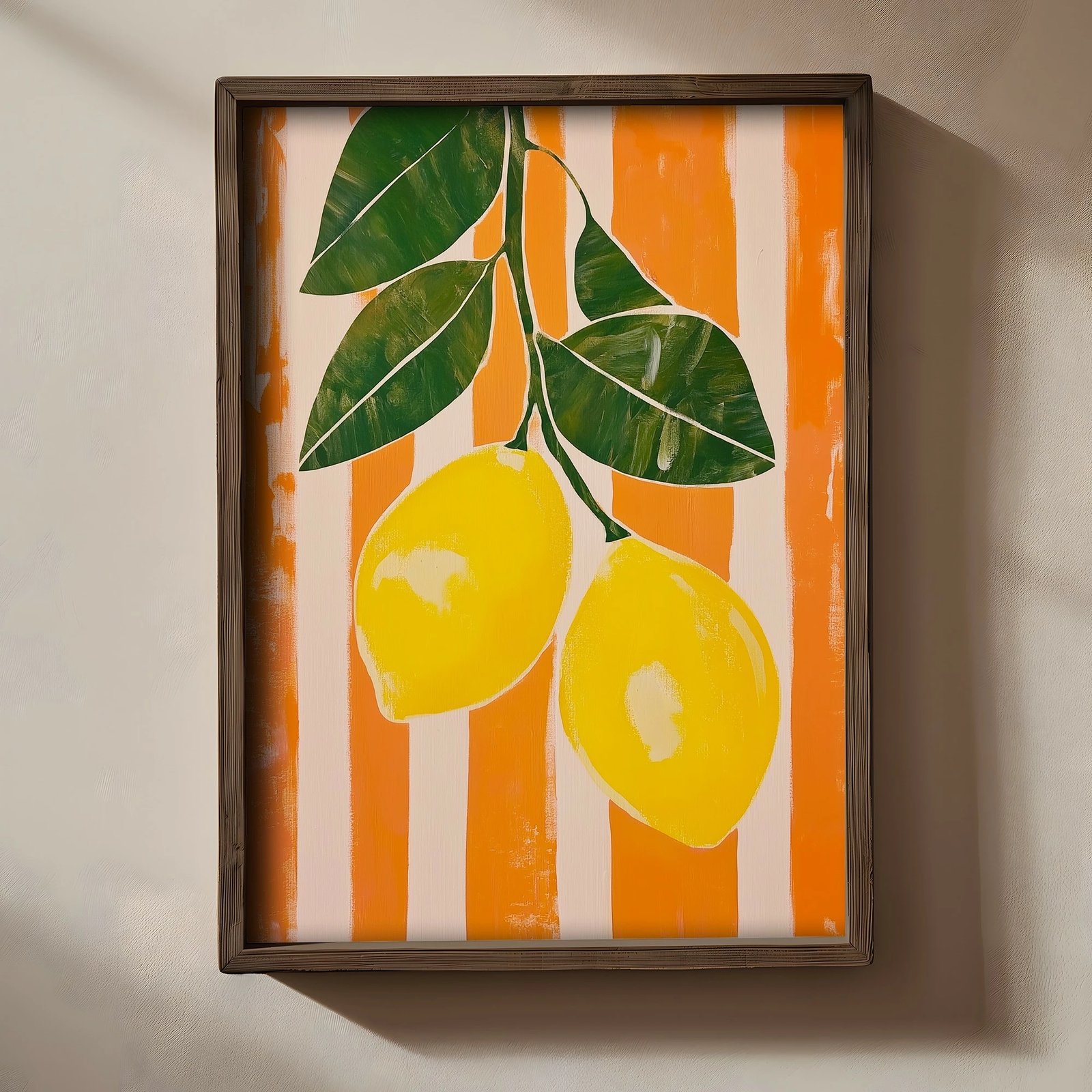 Pikturë dekorative me kornizë MDF, Wallity, TUN033-XL, shumëngjyrëshe, 50x70x3.5cm