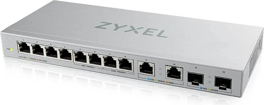 Switch Zyxel XGS1010-12-ZZ0102F, Gri