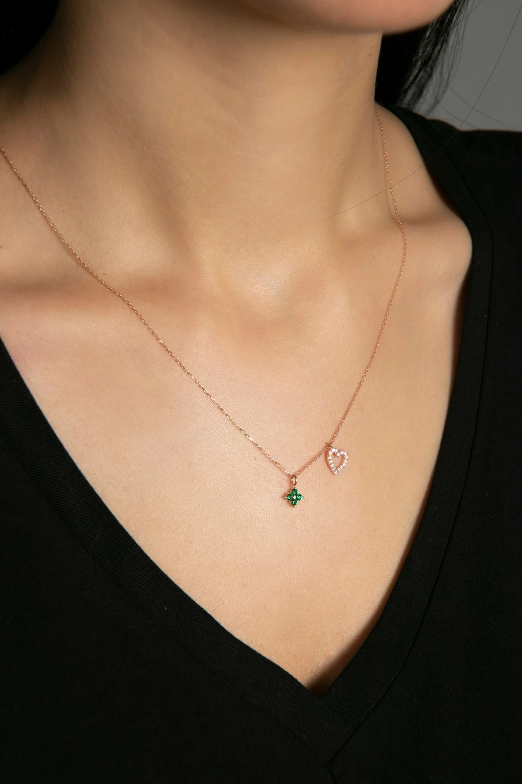 Qafore argjendi, ngjyrë rozë ari, Elika Silver, ELKSLVR7415