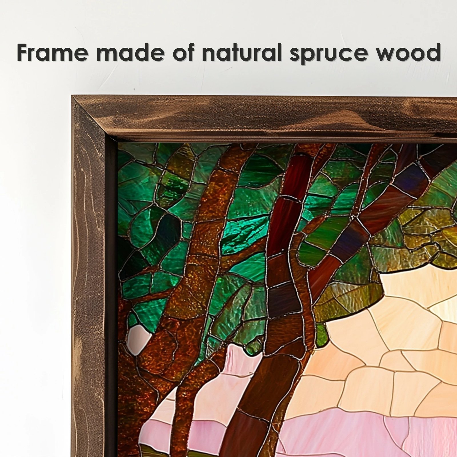 Pikturë dekorative me kornizë MDF, Wallity, EMR064, shumëngjyrëshe